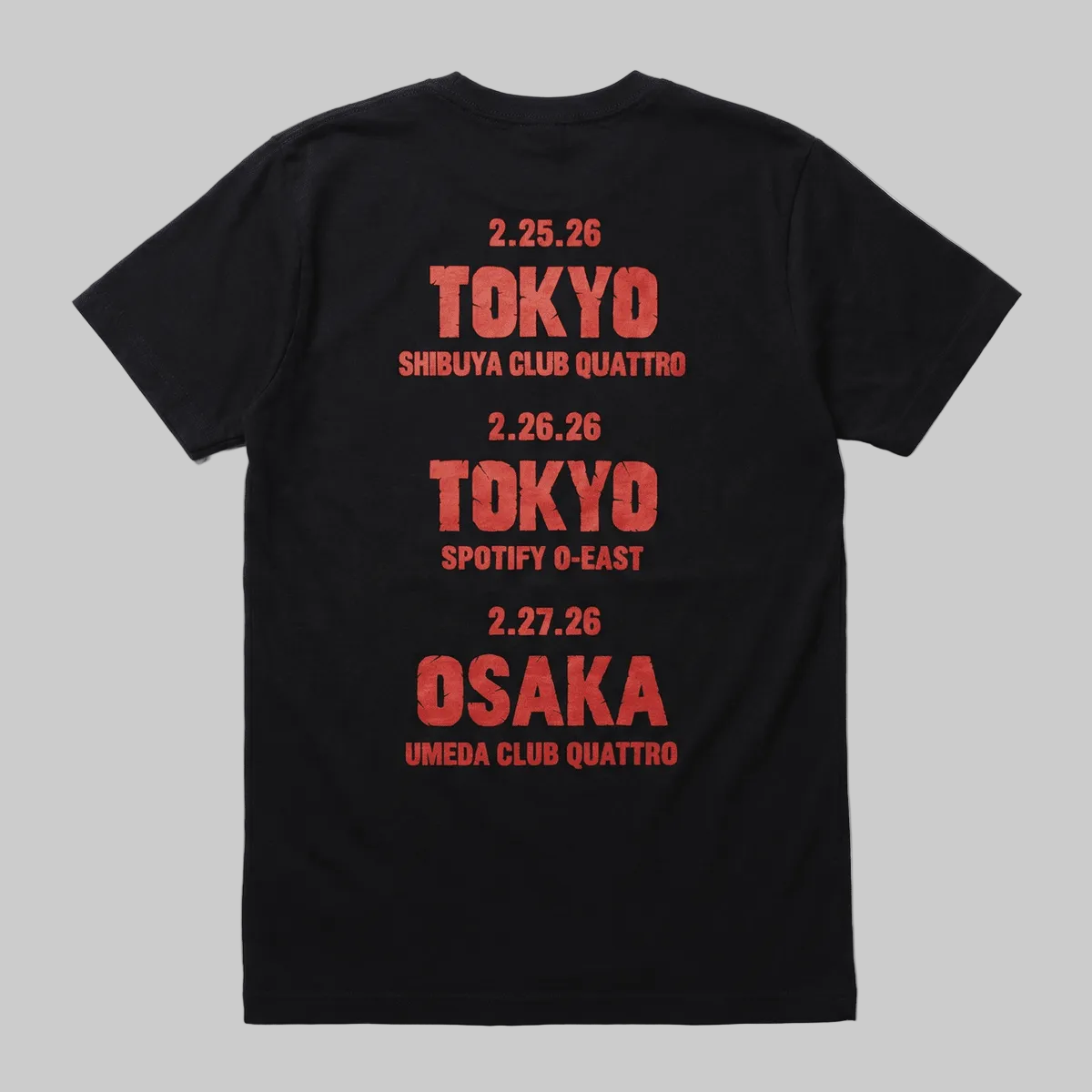 Japan Tour 2026 - Tシャツ