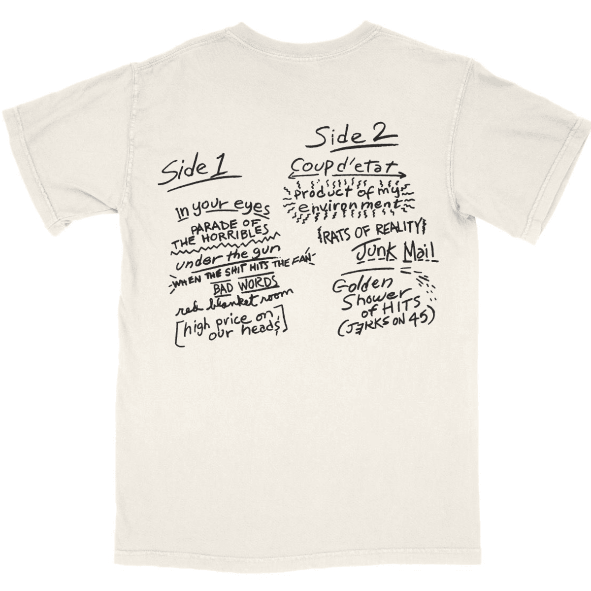 Golden Shower of Hits - アイボリーのTシャツ