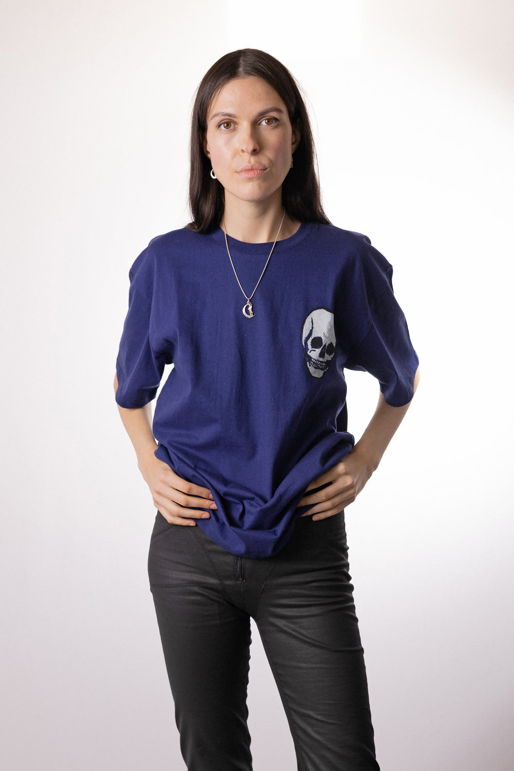 Skelly - ブルーTシャツ